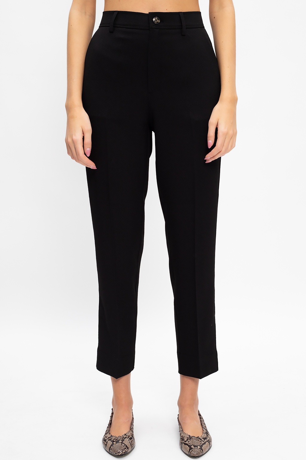 Ganni Pleat-front trousers